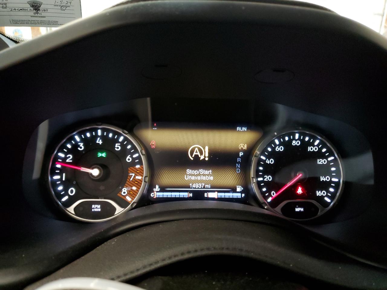 2023 JEEP RENEGADE TRAILHAWK VIN:ZACNJDC13PPP63811