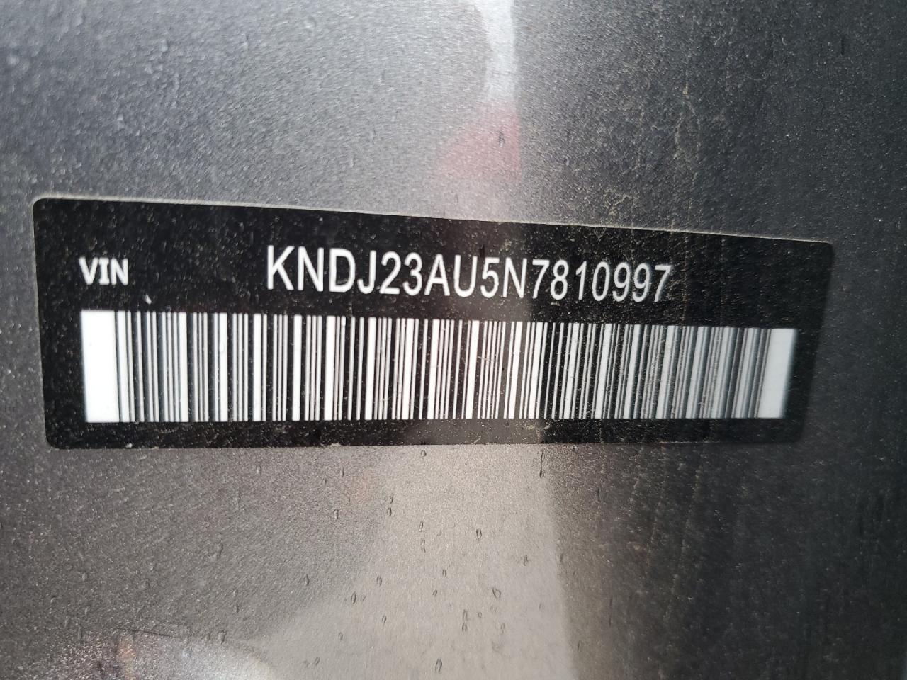 2022 KIA SOUL LX VIN:KNDJ23AU5N7810997