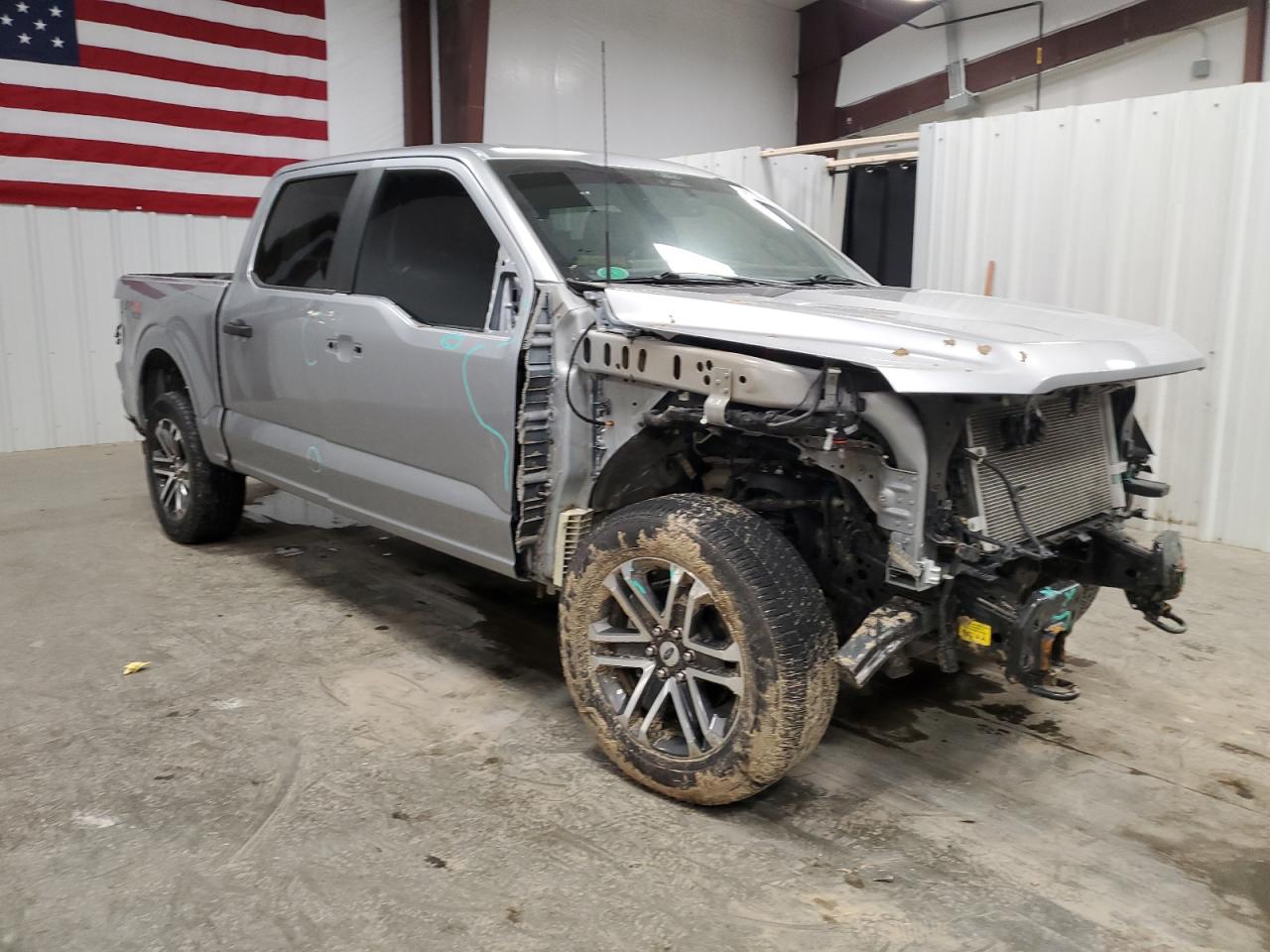 2022 FORD F150 SUPERCREW VIN:1FTFW1E56NFC43187