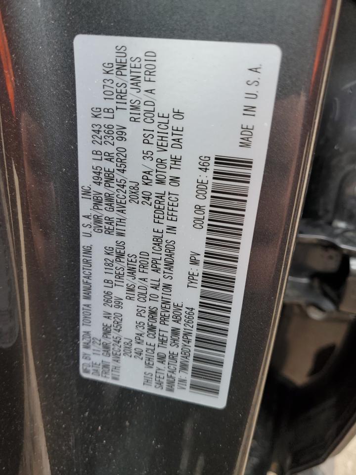 2023 MAZDA CX-50 PREMIUM VIN:7MMVABDY4PN126664