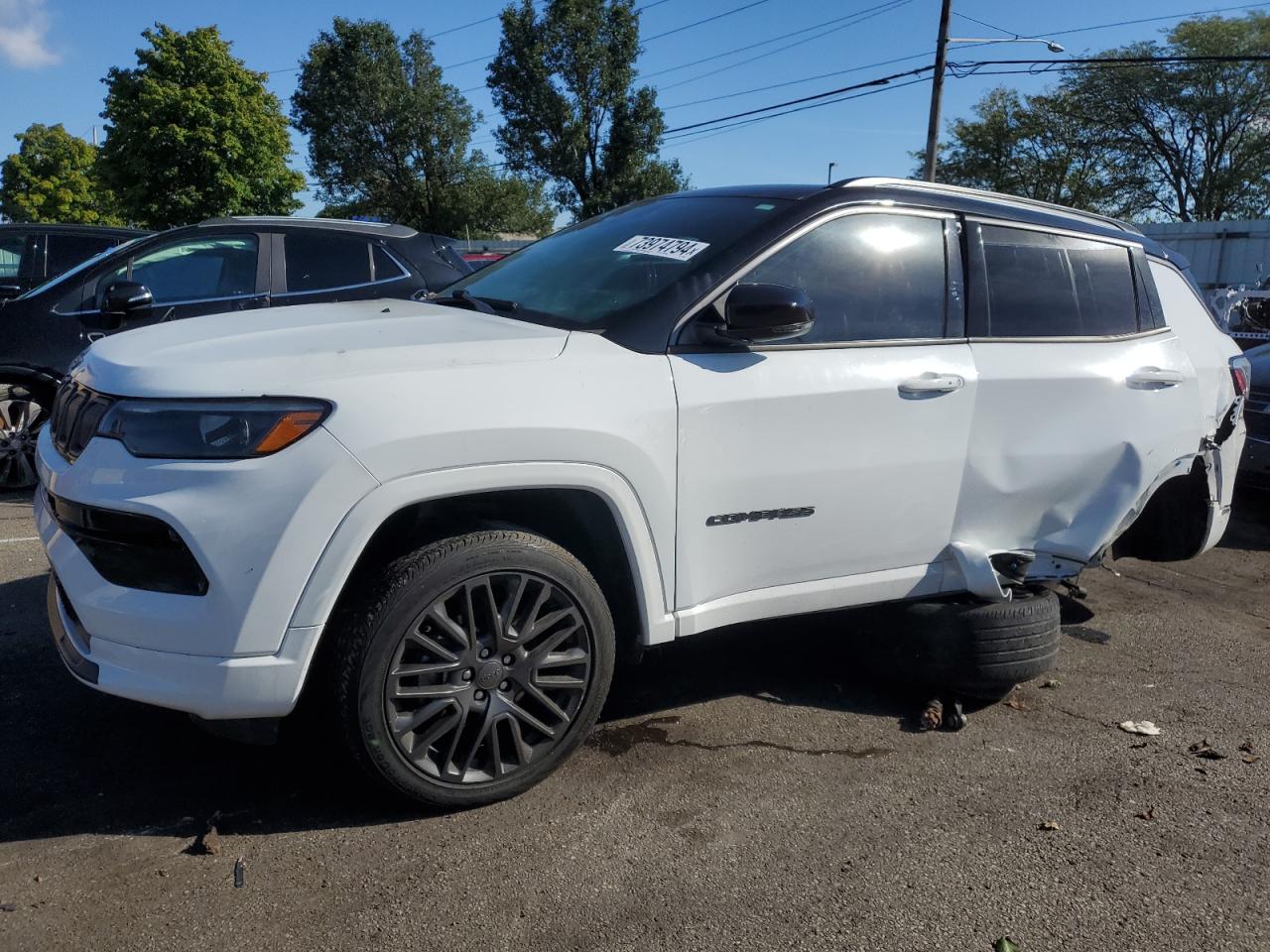 2022 JEEP COMPASS LIMITED VIN:3C4NJDCB7NT157980