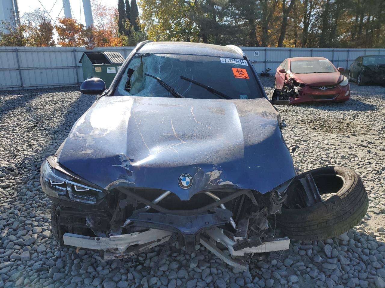 2022 BMW X3 XDRIVE30I VIN:5UX53DP05N9J12076