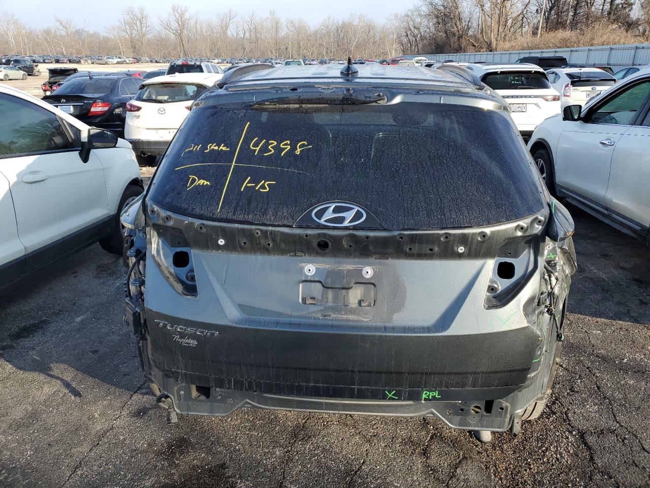 2022 HYUNDAI TUCSON SEL VIN:5NMJB3AE8NH023317