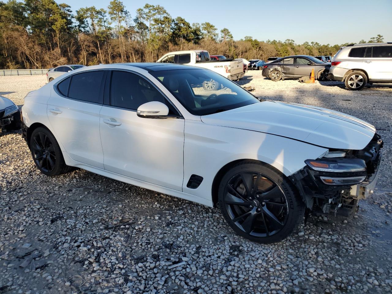 2022 GENESIS G70 BASE VIN:KMTG54TE7NU082034