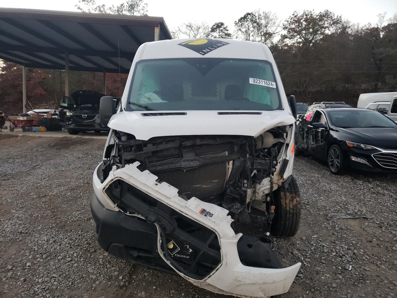 2022 FORD TRANSIT T-250 VIN:1FTBR1C81NKA73847