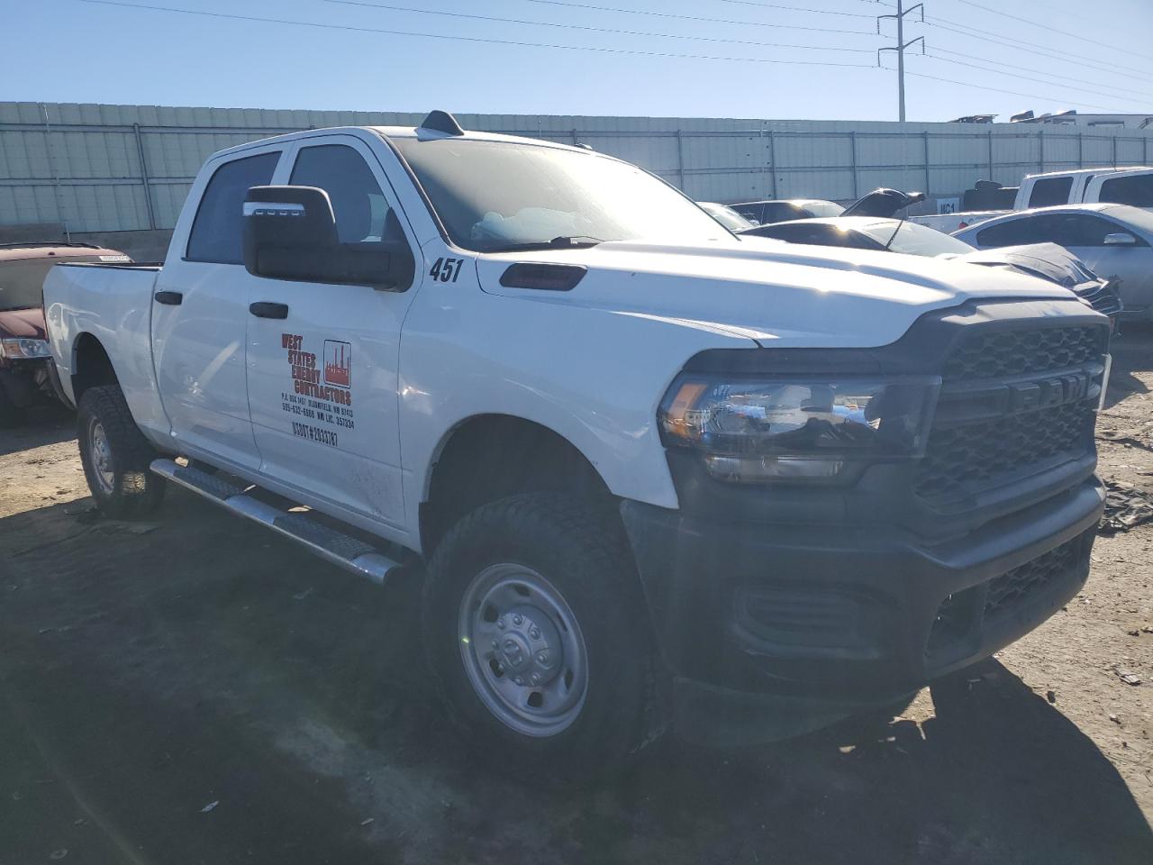 2024 RAM 2500 TRADESMAN VIN:3C6UR5CJ2RG151849