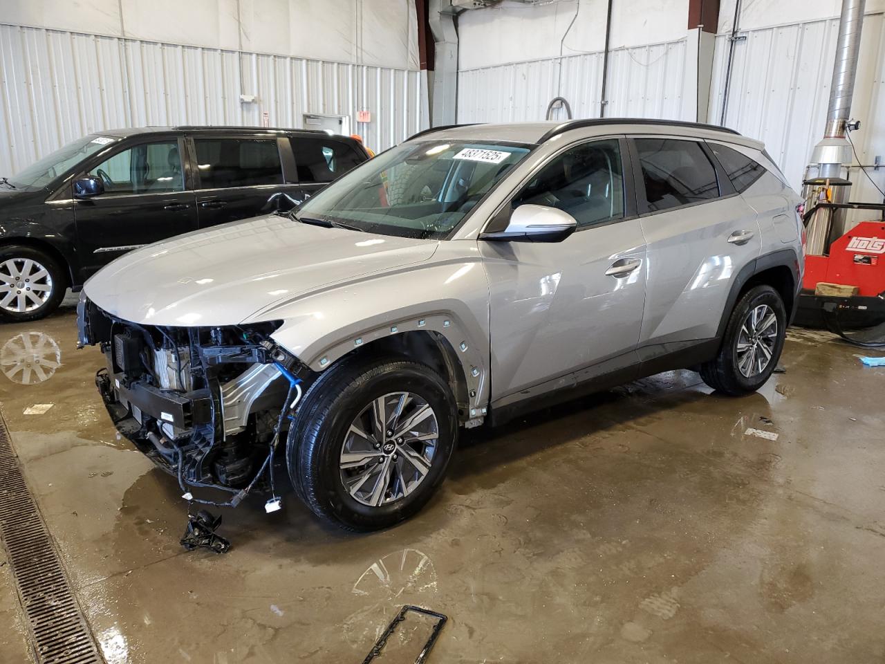 2022 HYUNDAI TUCSON BLUE VIN:KM8JBCA13NU045713