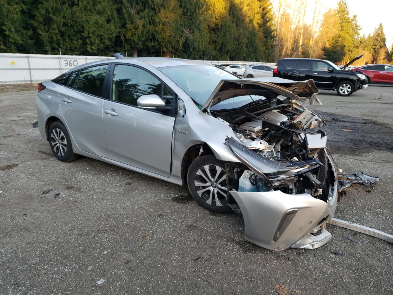 2022 TOYOTA PRIUS LE VIN:JTDL9MFU6N3037404