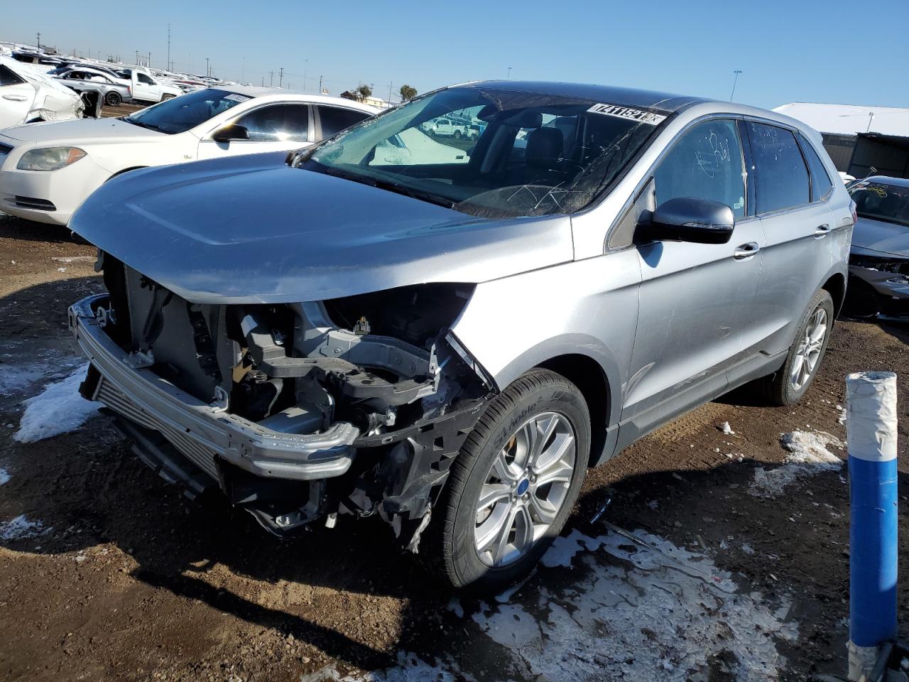 2022 FORD EDGE TITANIUM VIN:2FMPK4K99NBB03902