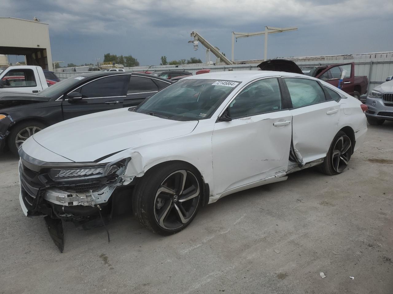 2022 HONDA ACCORD SPORT VIN:1HGCV1F34NA033091