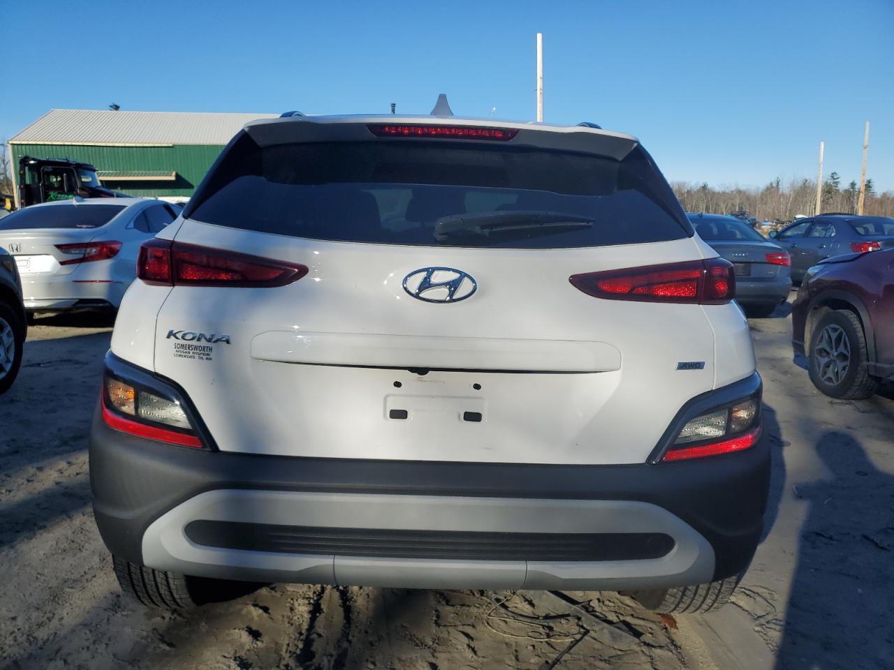 2022 HYUNDAI KONA SEL VIN:KM8K3CAB0NU760863