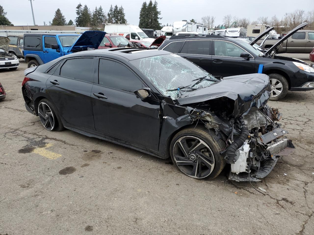 2023 HYUNDAI ELANTRA N LINE VIN:KMHLR4AF7PU373726