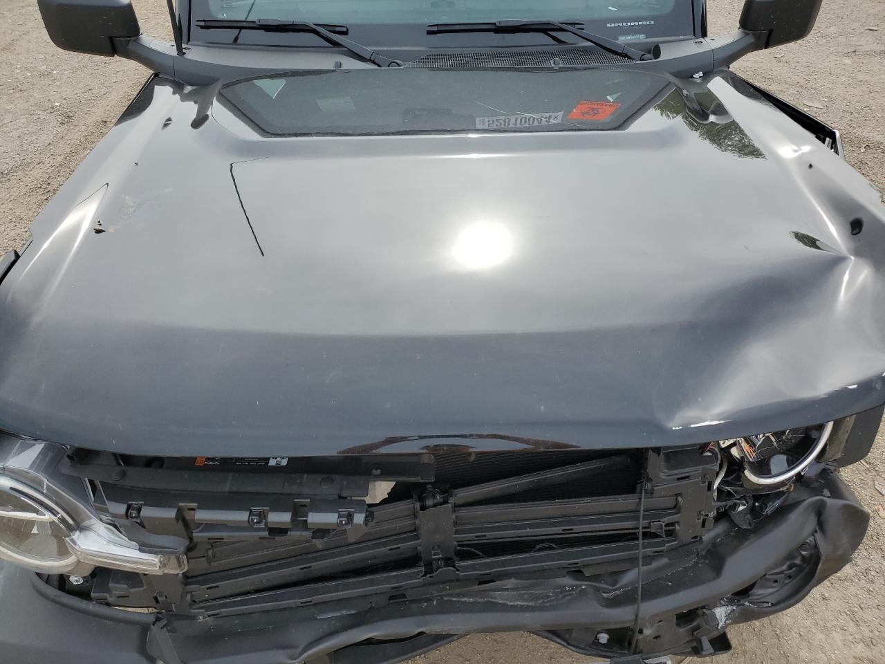 2024 FORD BRONCO BIG BEND VIN:WP0AA2A8XNS255297