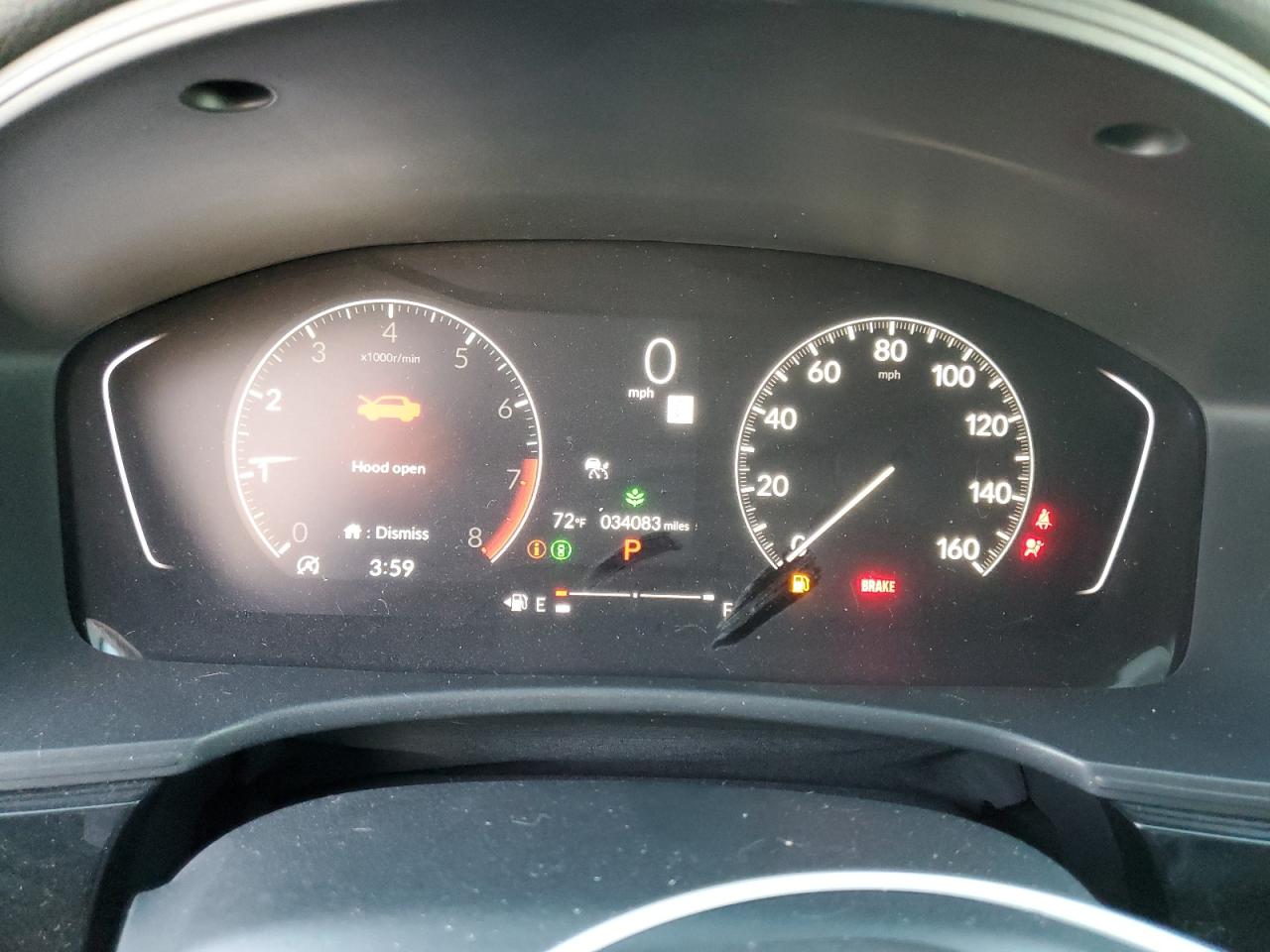 2023 HONDA CIVIC LX VIN:2HGFE2F26PH534286