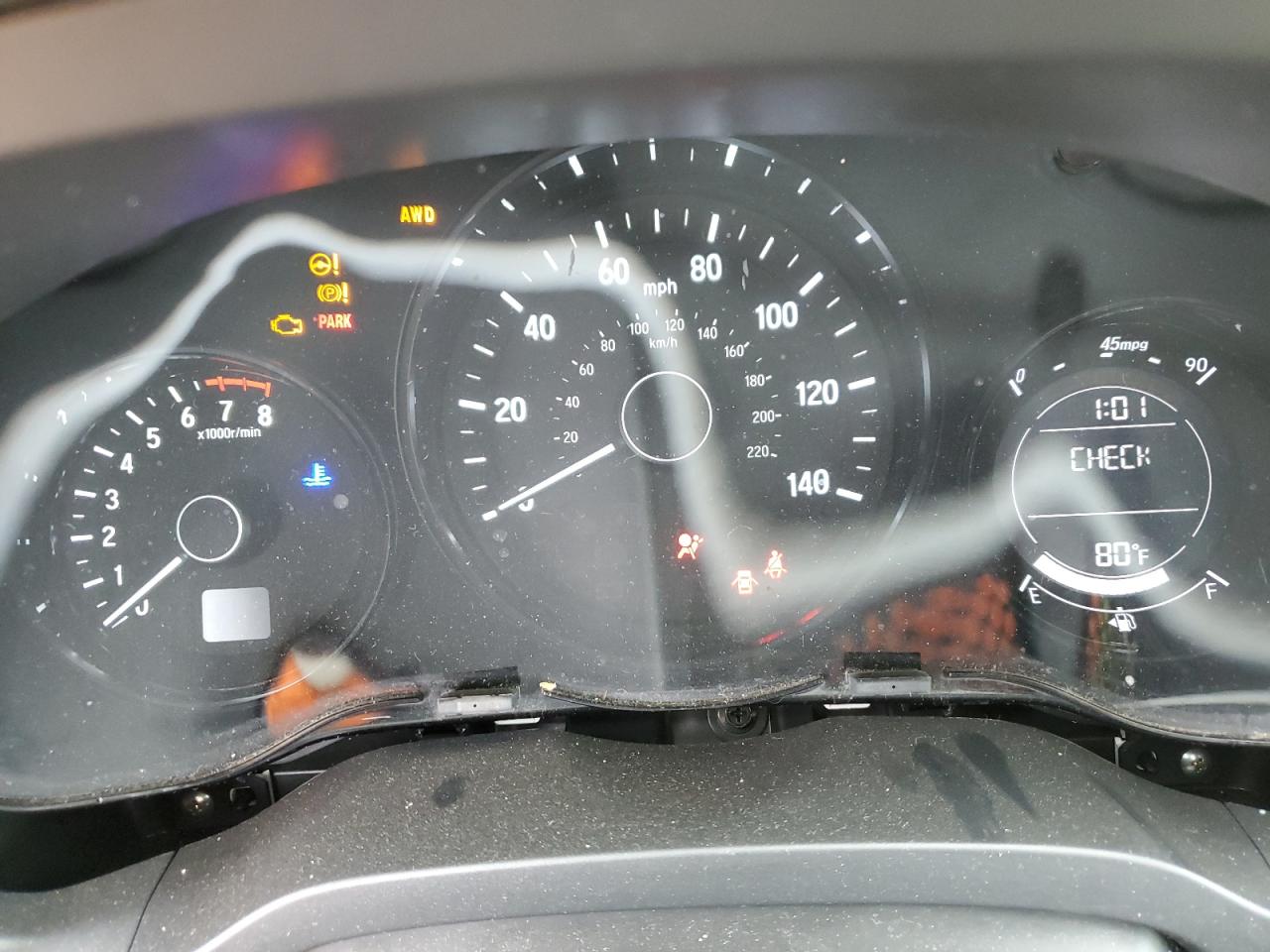 2022 HONDA HR-V SPORT VIN:3CZRU6H16NM760184