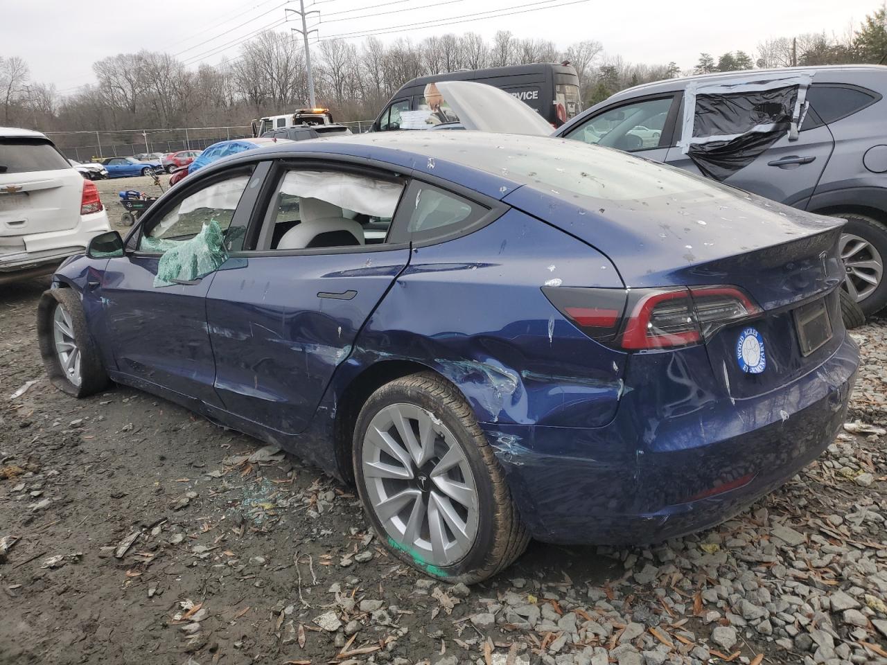 2022 TESLA MODEL 3  VIN:5YJ3E1EA2NF342659