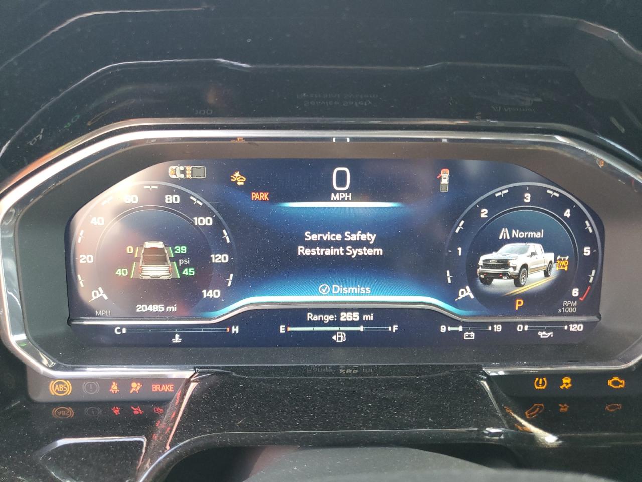 2024 CHEVROLET SILVERADO K1500 LT TRAIL BOSS VIN:3GCUDFED7RG256004