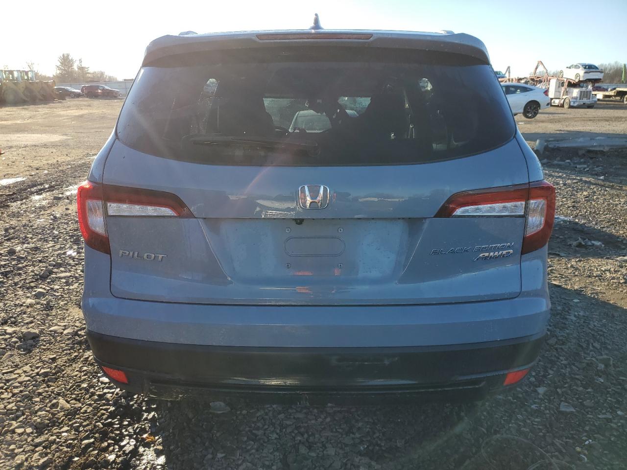 2022 HONDA PILOT BLACK VIN:5FNYF6H78NB070506