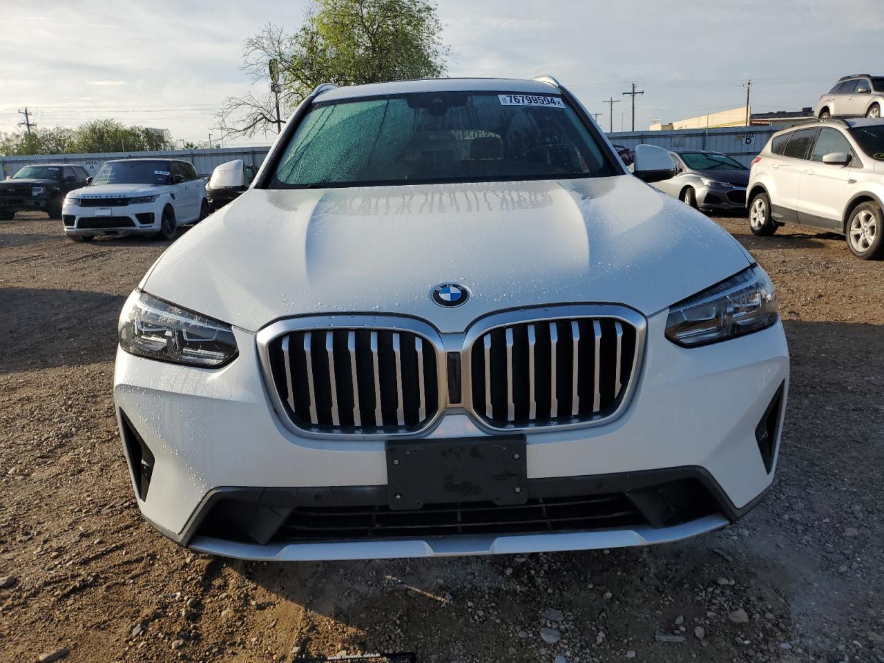 2022 BMW X3 SDRIVE30I VIN:5UX43DP01N9N29433