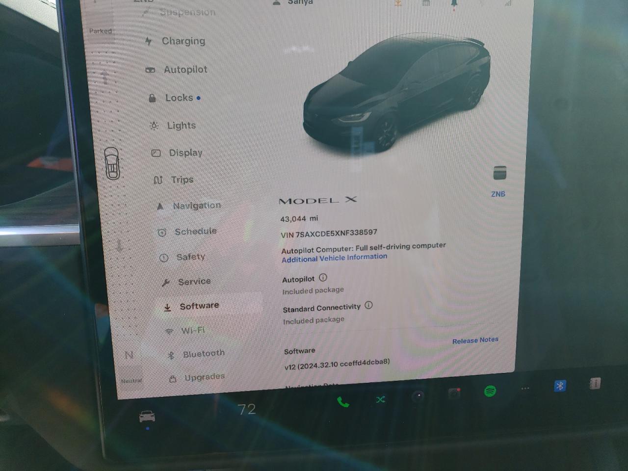 2022 TESLA MODEL X  VIN:7SAXCDE5XNF338597