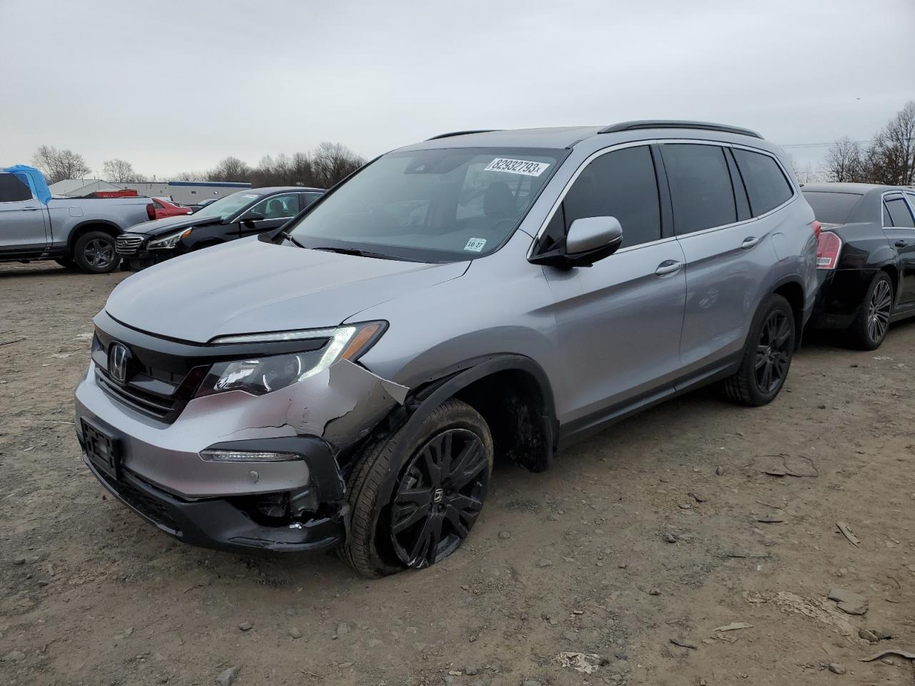 2022 HONDA PILOT SE VIN:5FNYF6H27NB095188