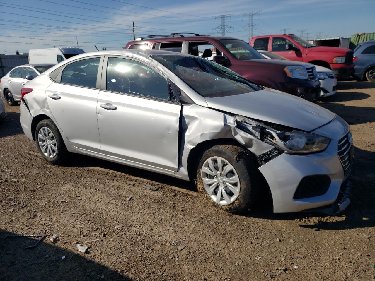 2022 HYUNDAI ACCENT SE VIN:3KPC24A66NE187079