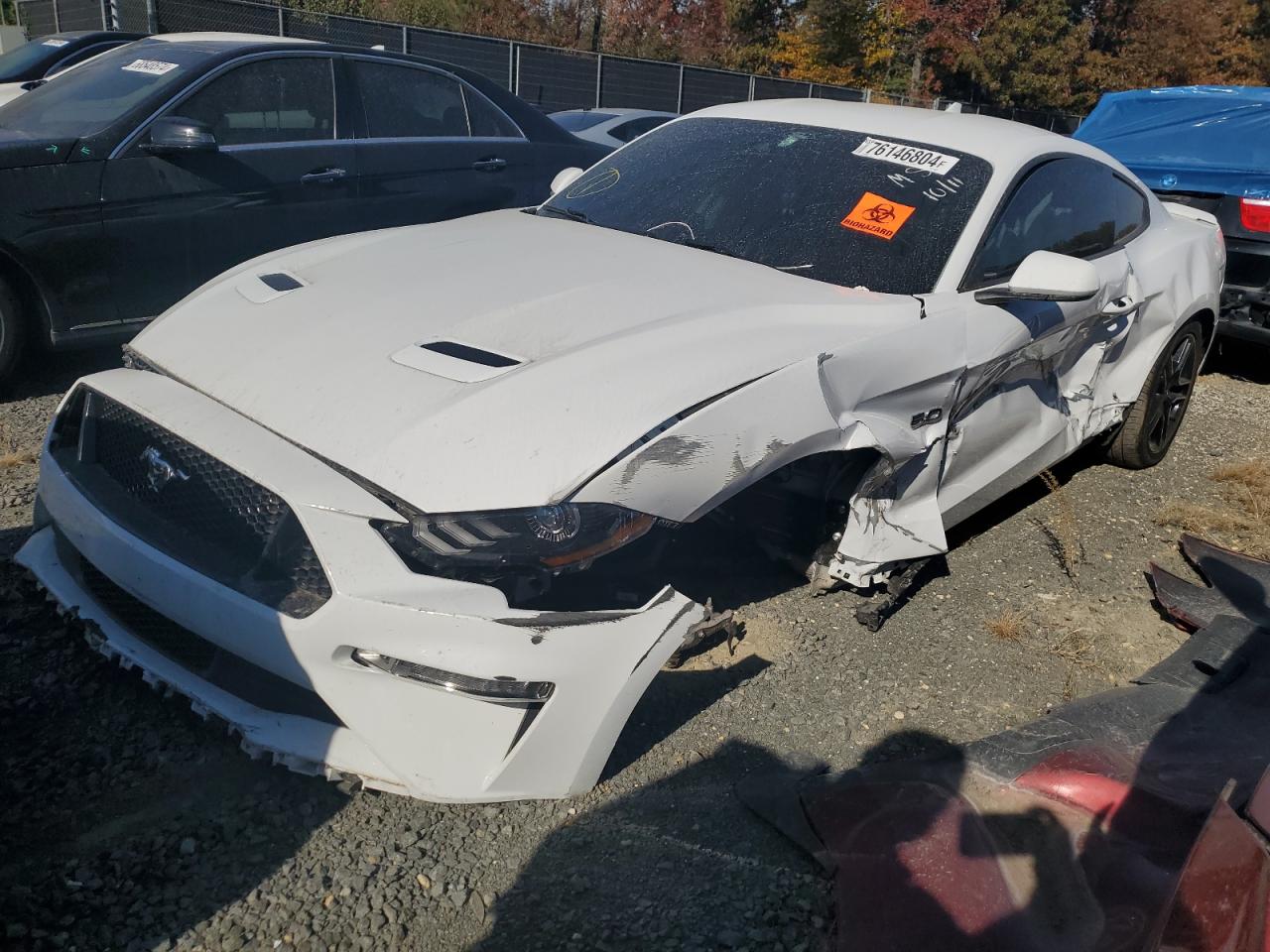 2022 FORD MUSTANG GT VIN:1FA6P8CF6N5104657
