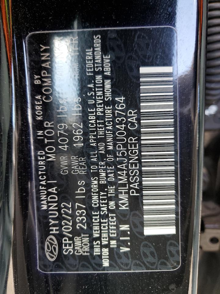 2023 HYUNDAI ELANTRA BLUE VIN:KMHLM4AJ5PU043764