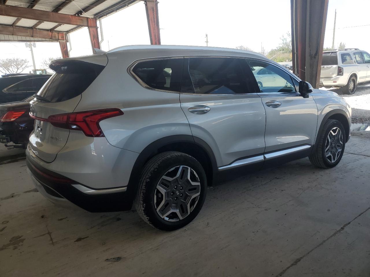 2022 HYUNDAI SANTA FE BLUE VIN:KM8S2DA10NU045338