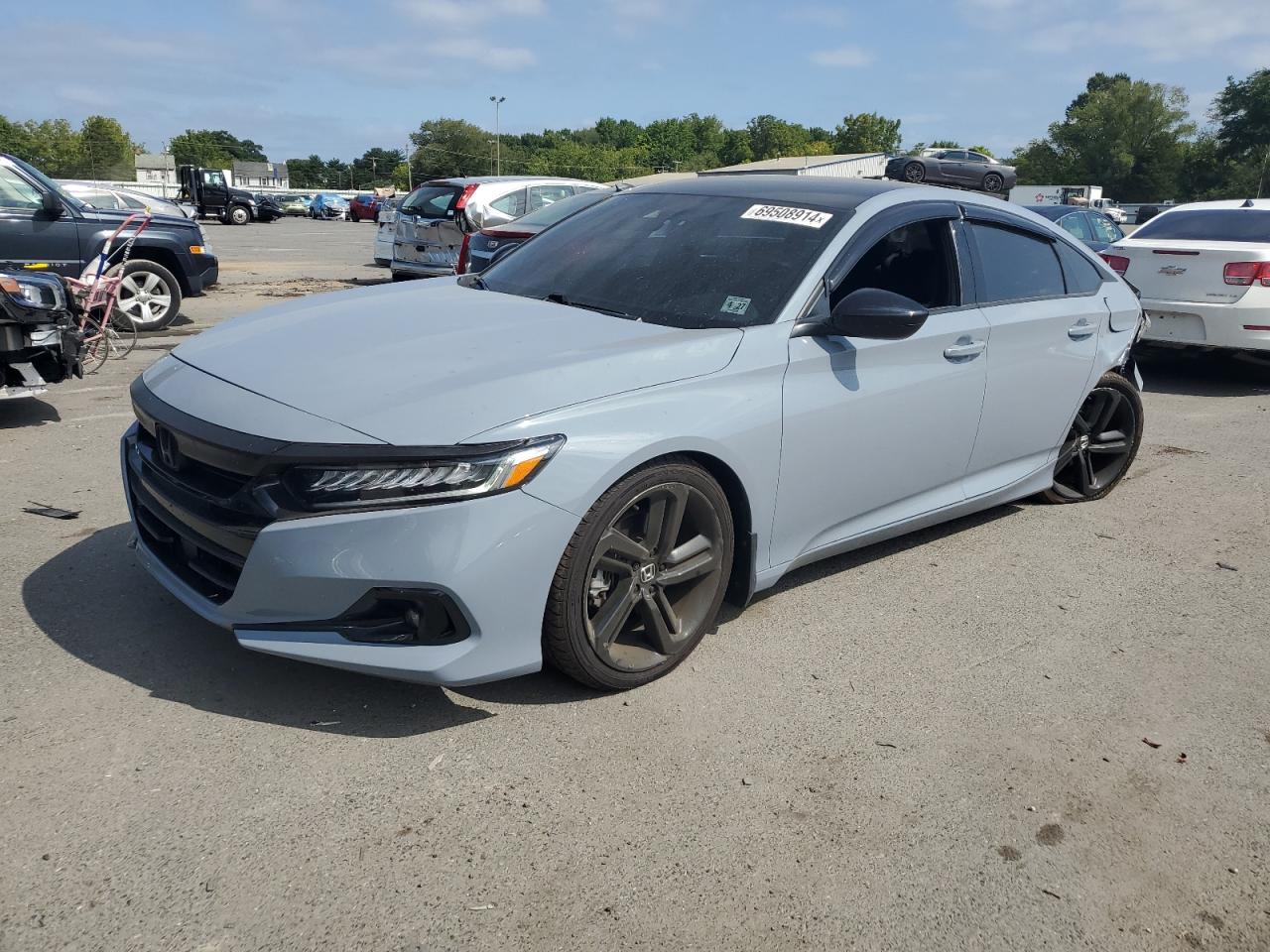 2022 HONDA ACCORD SPORT VIN:1HGCV1F33NA055583