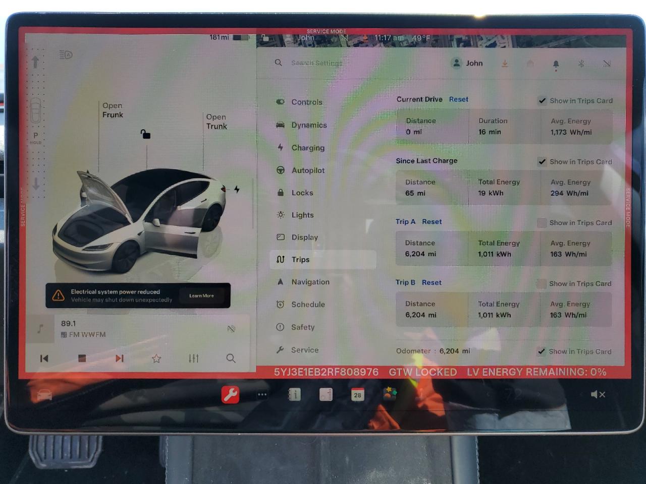 2024 TESLA MODEL 3  VIN:5YJ3E1EB2RF808976