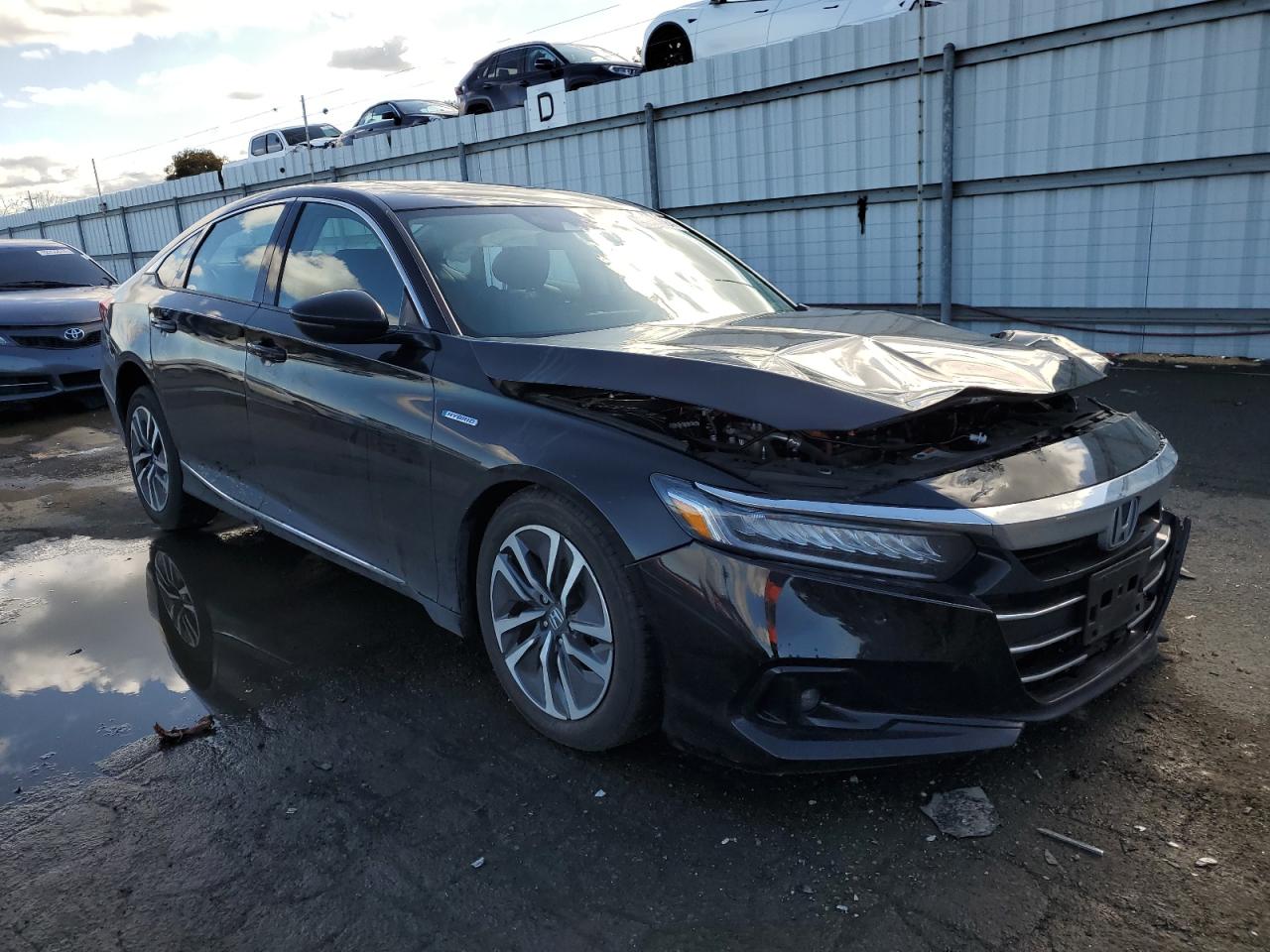 2022 HONDA ACCORD HYBRID EXL VIN:1HGCV3F5XNA028636