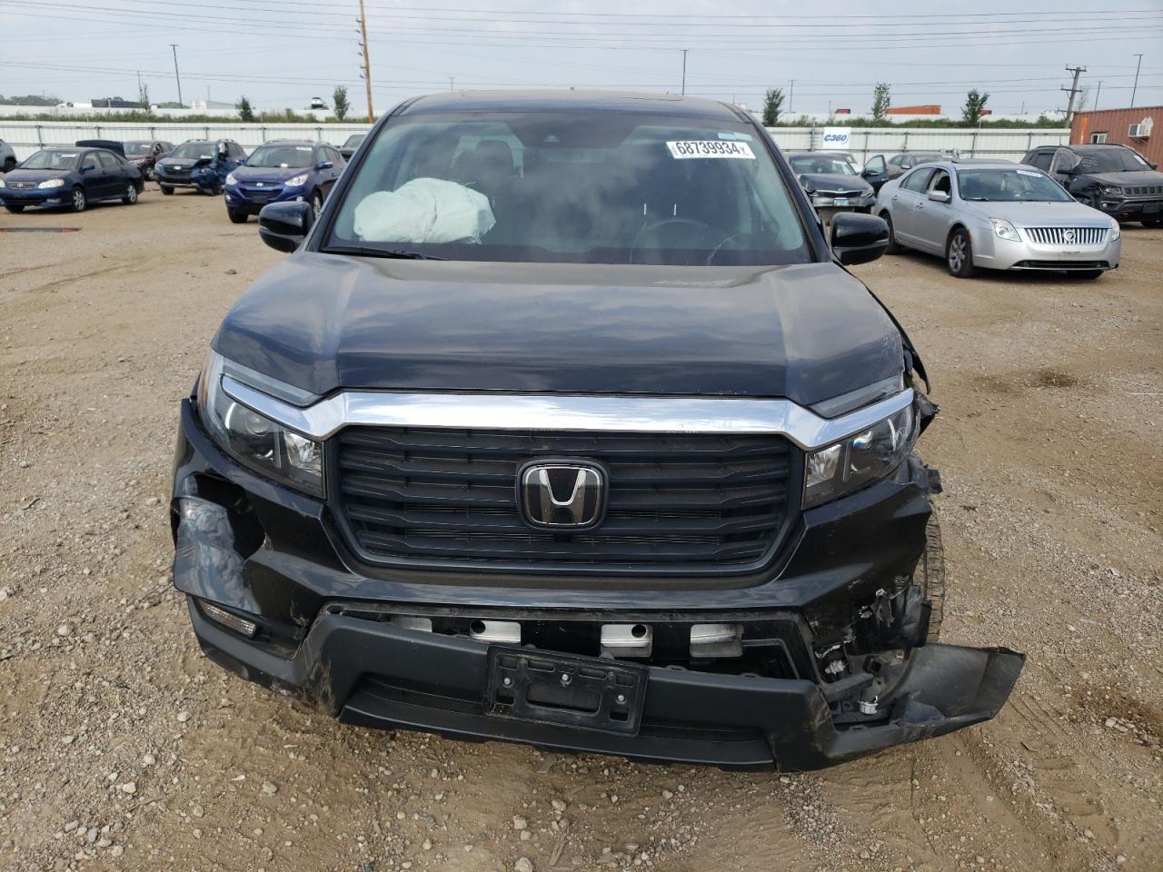 2023 HONDA RIDGELINE RTL VIN:5FPYK3F58PB010196