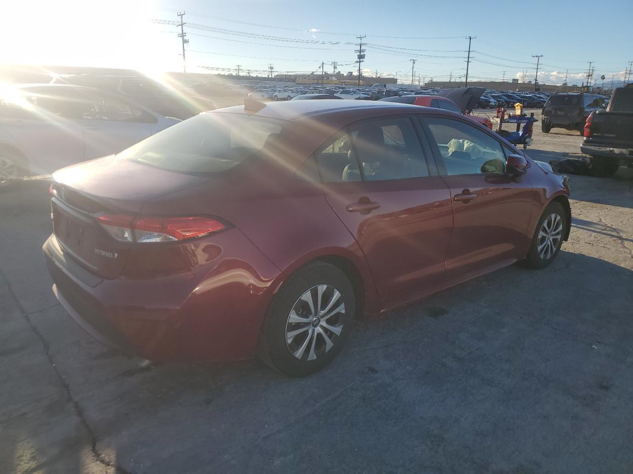 2022 TOYOTA COROLLA LE VIN:JTDEAMDEXNJ041818