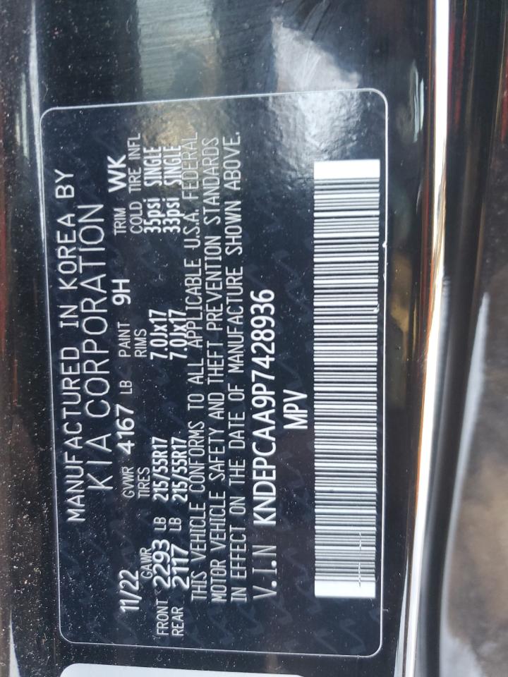 2023 KIA SELTOS LX VIN:KNDEPCAA9P7428936