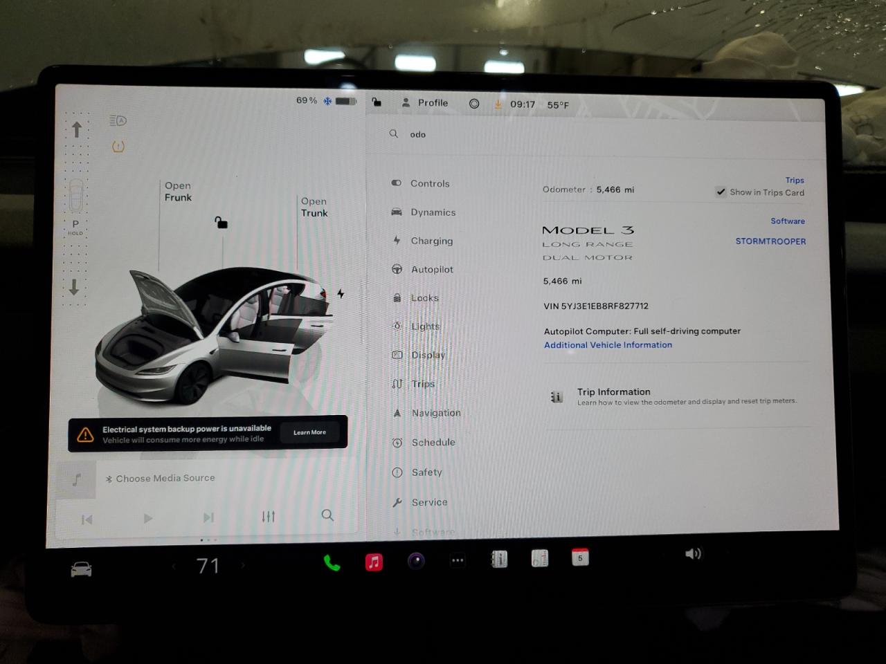 2024 TESLA MODEL 3  VIN:5YJ3E1EB8RF827712