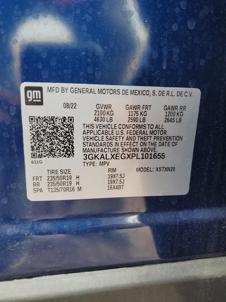 2023 GMC TERRAIN DENALI VIN:3GKALXEGXPL101655