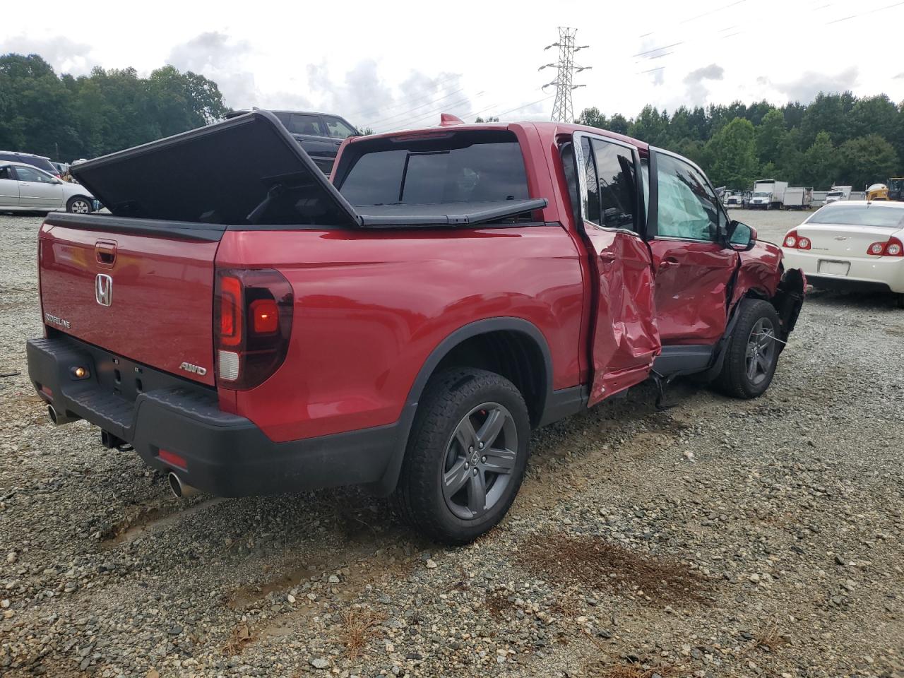 2022 HONDA RIDGELINE RTL VIN:5FPYK3F52NB031638