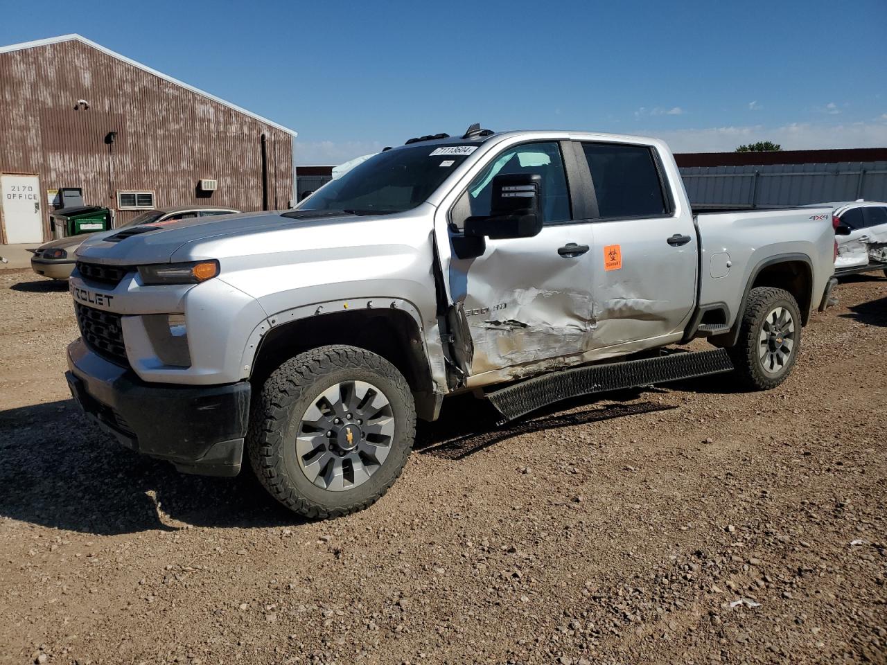 2022 CHEVROLET SILVERADO K2500 CUSTOM VIN:1GC4YME79NF123582