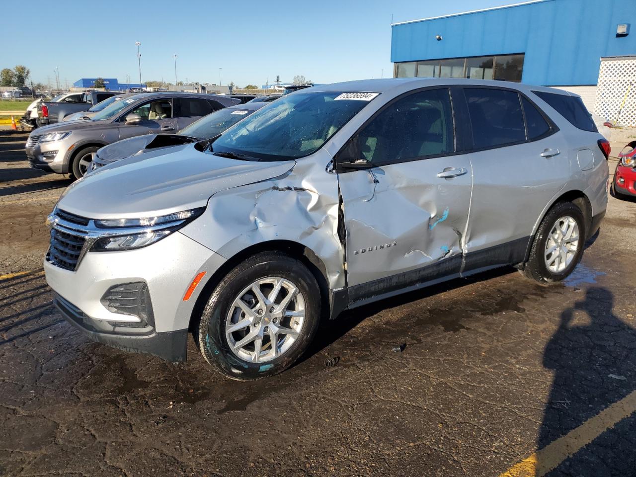 2022 CHEVROLET EQUINOX LS VIN:3GNAXHEV8NS168642