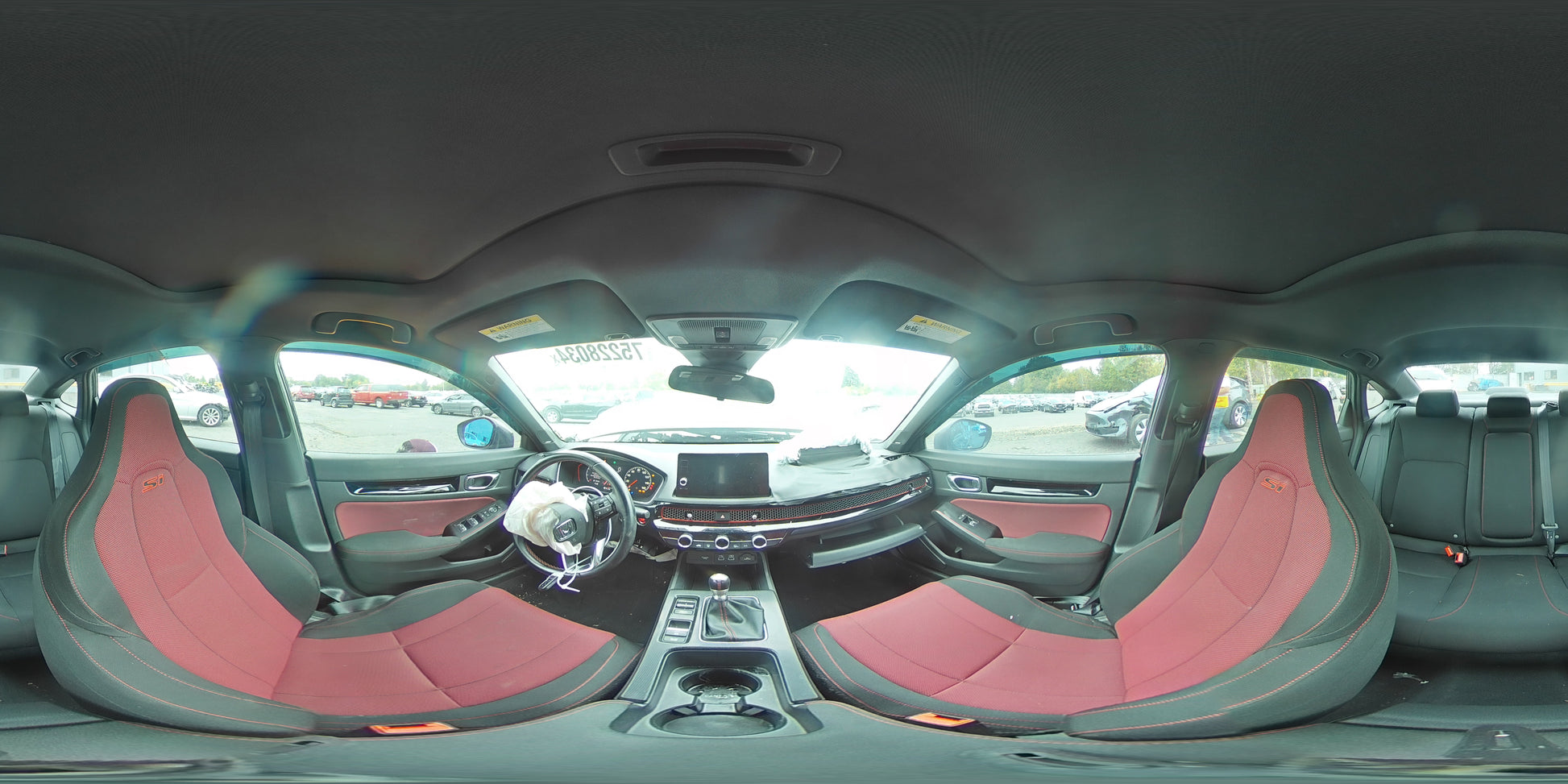 2022 HONDA CIVIC SI VIN:2HGFE1E50NH470197
