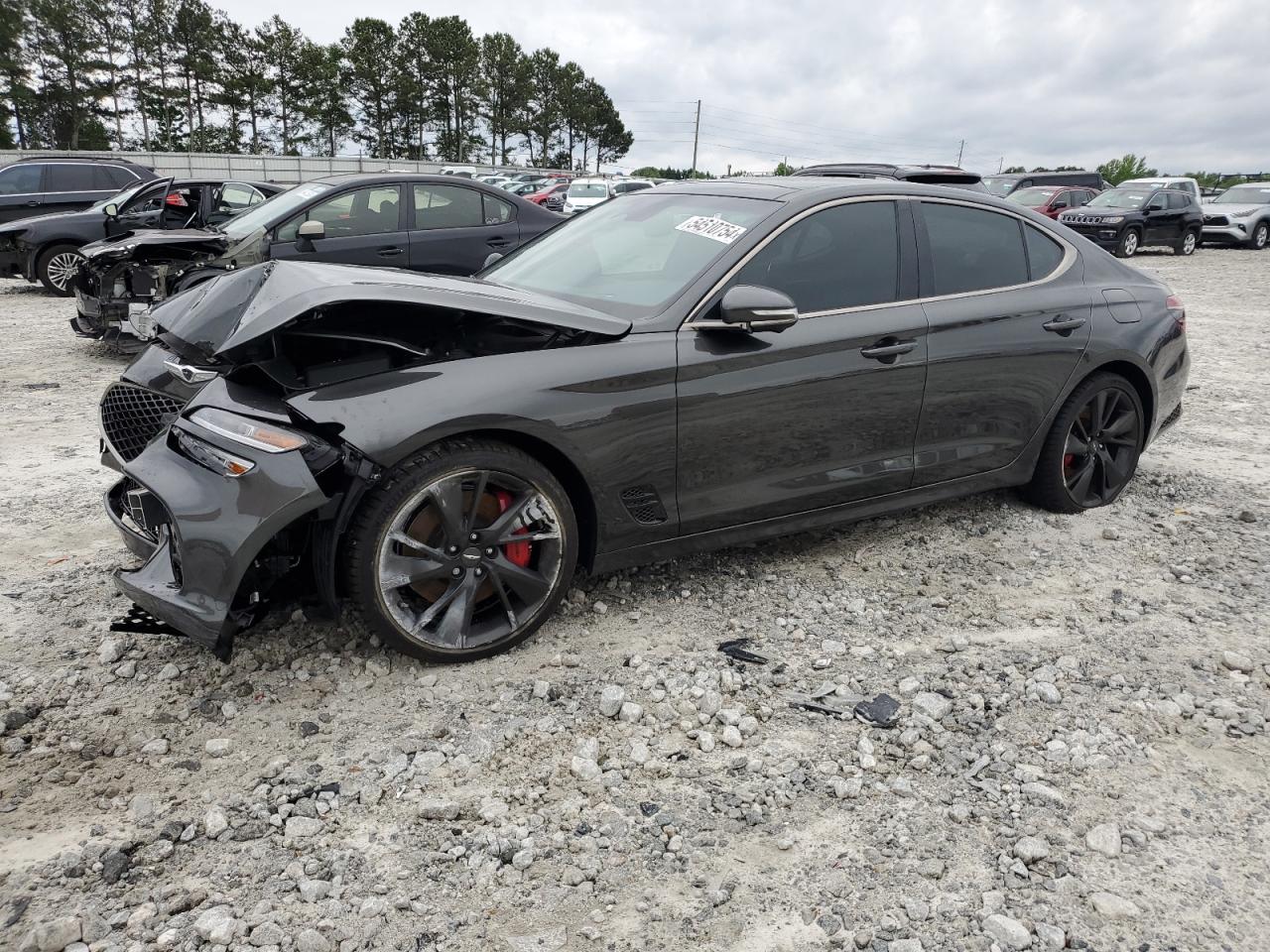 2022 GENESIS G70 BASE VIN:KMTG54TE0NU100454