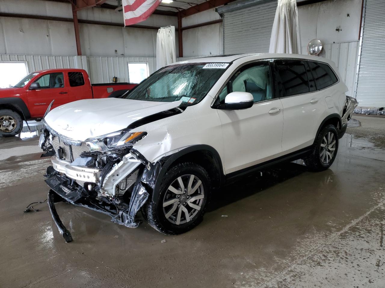 2022 HONDA PILOT EXL VIN:5FNYF6H59NB082761