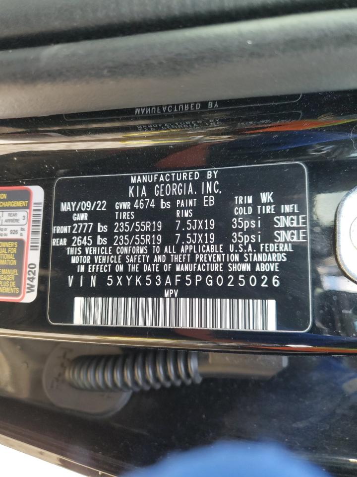 2023 KIA SPORTAGE SX PRESTIGE VIN:5XYK53AF5PG025026
