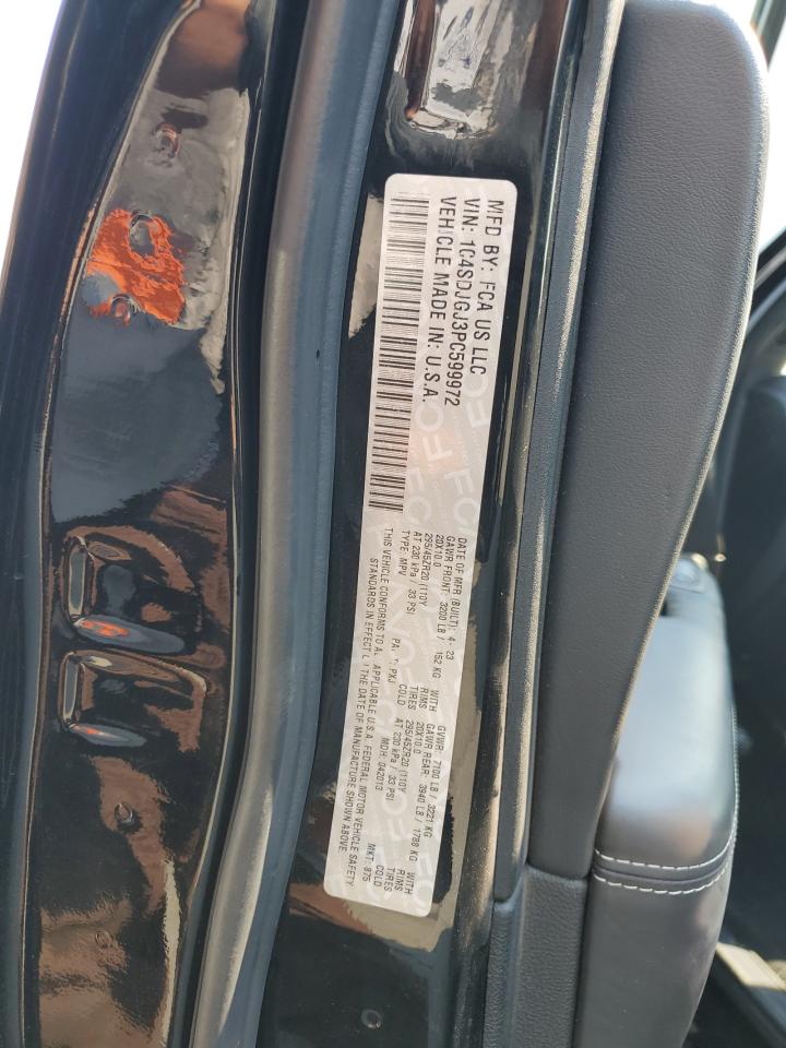 2023 DODGE DURANGO SRT 392 VIN:1C4SDJGJ3PC599972