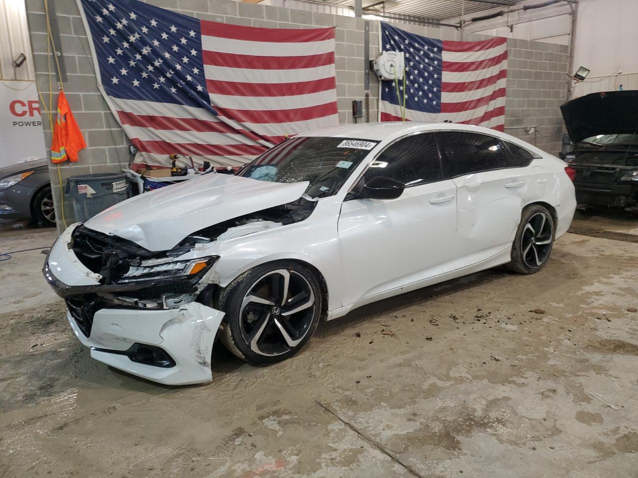 2022 HONDA ACCORD SPORT VIN:1HGCV1F3XNA031572