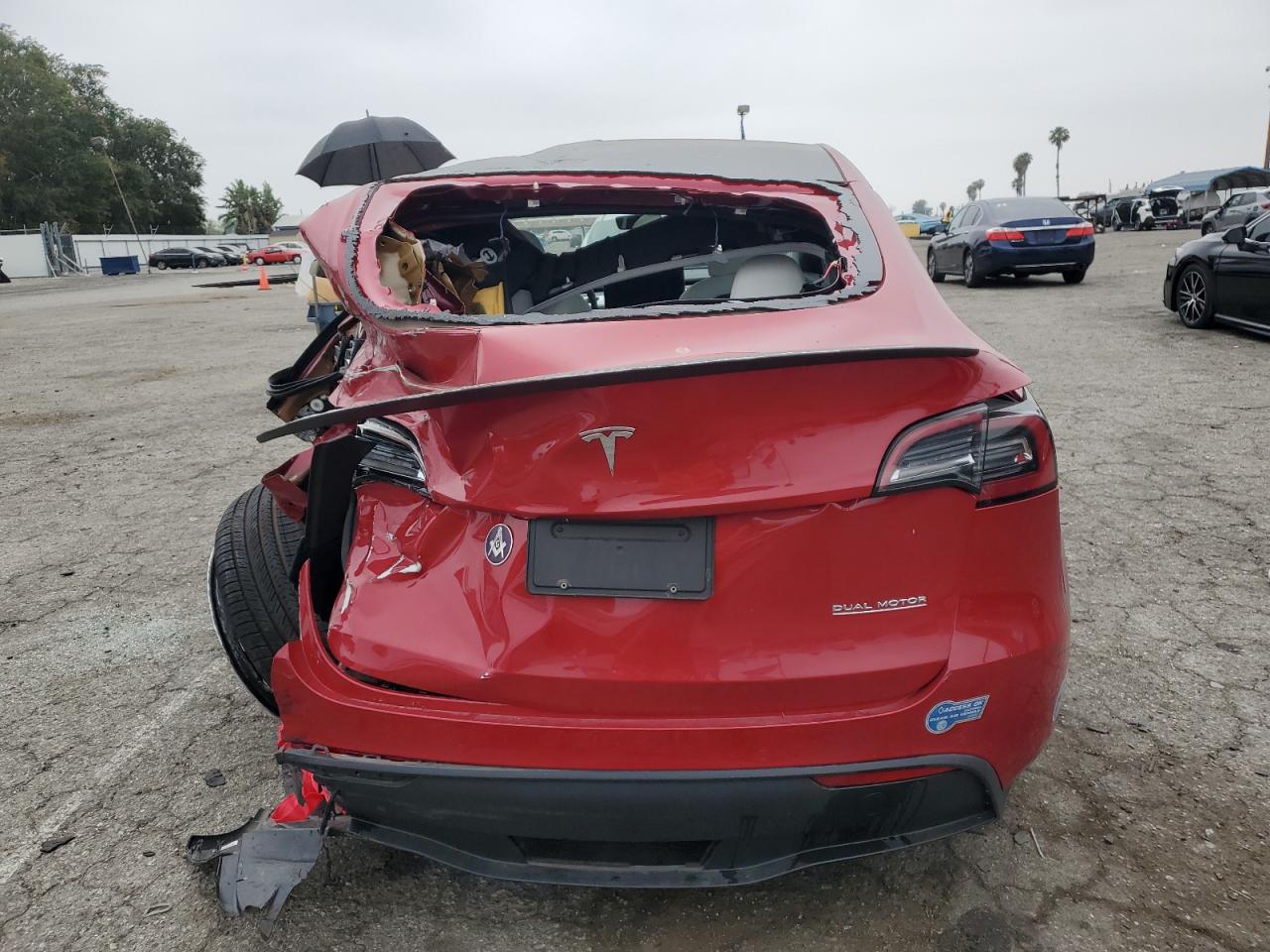 2022 TESLA MODEL Y  VIN:7SAYGDEFXNF350508