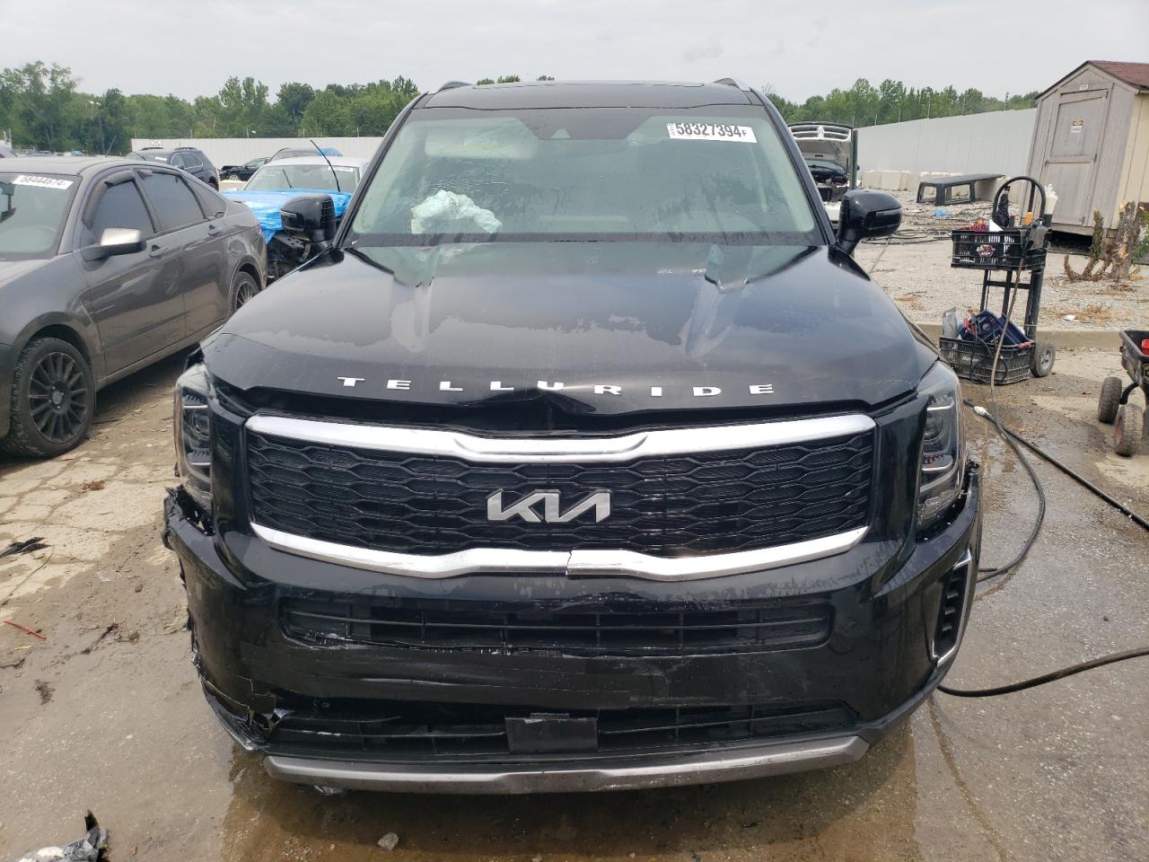 2022 KIA TELLURIDE S VIN:5XYP6DHC7NG318363