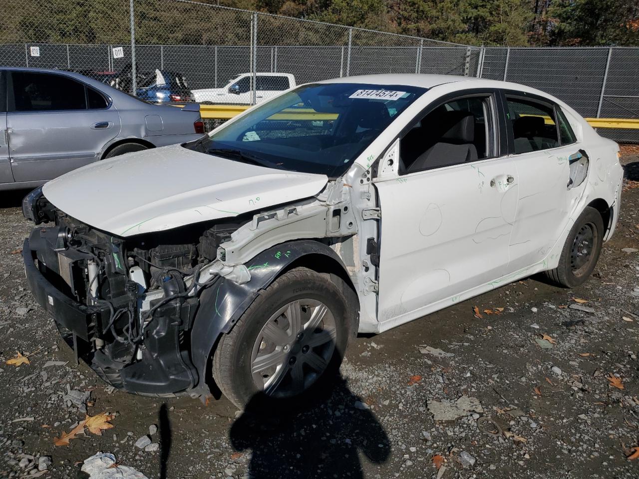 2022 KIA RIO LX VIN:3KPA24AD5NE431438