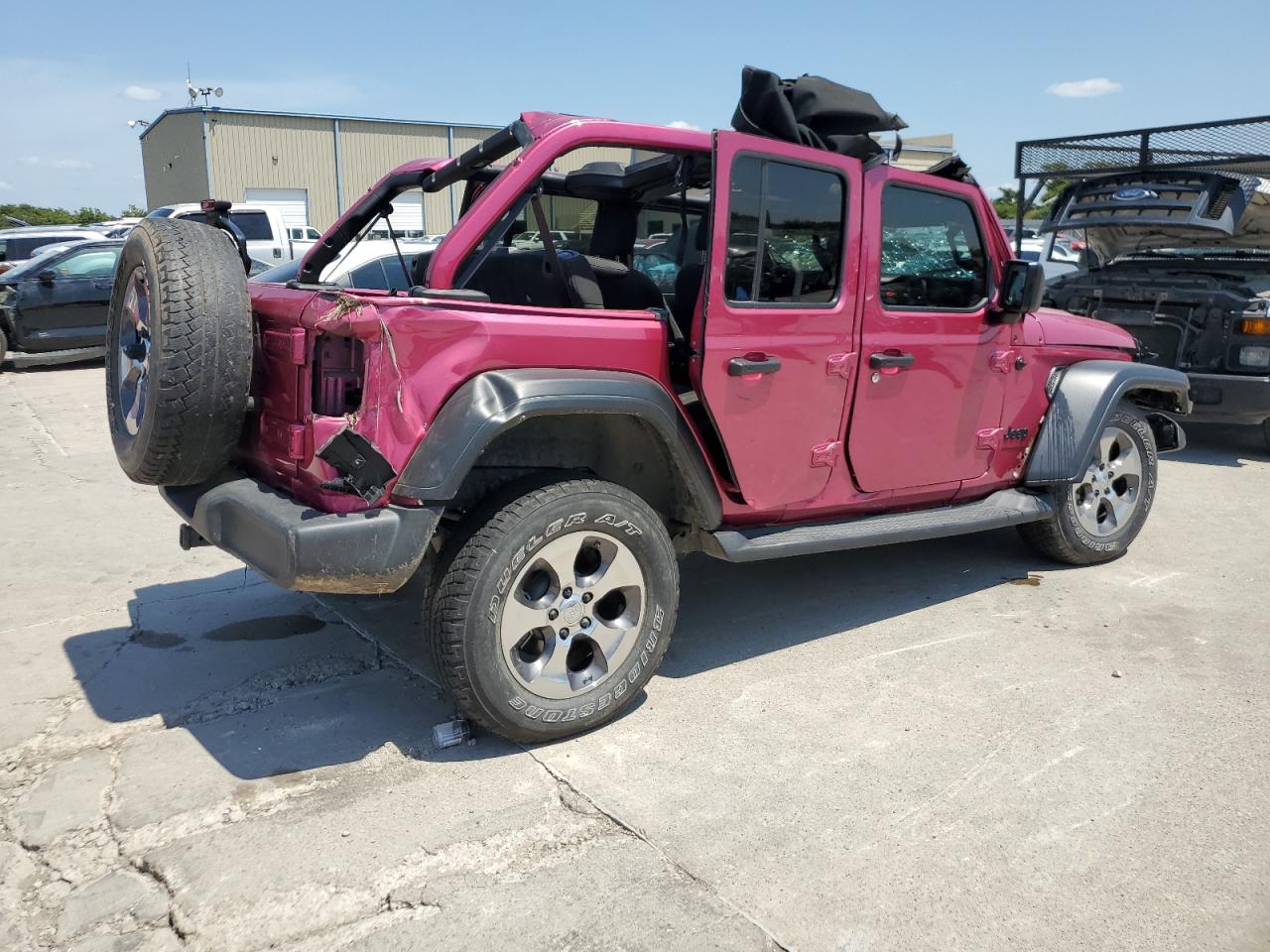 2022 JEEP WRANGLER UNLIMITED SPORT VIN:1C4HJXDG6NW152322